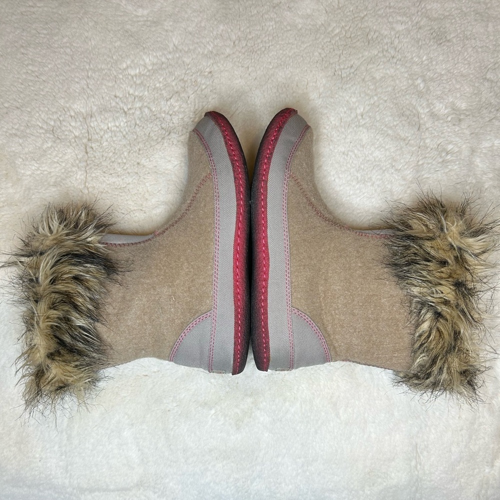 Sorel Cozy Joan Felt & Faux Fur Boots Girls 7 - Picture 5 of 9